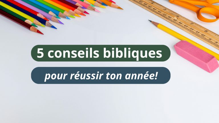 5 Conseils bibliques pour reussir son annés scolaire Senegal
