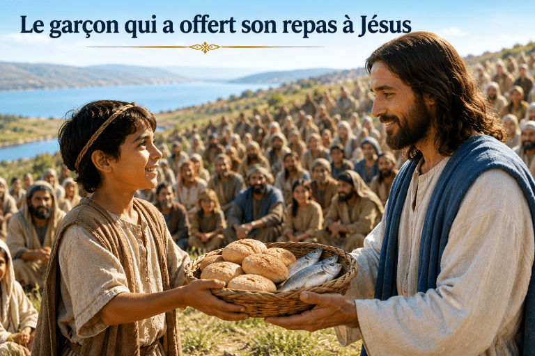 Le garçon qui a offert son repas à Jésus