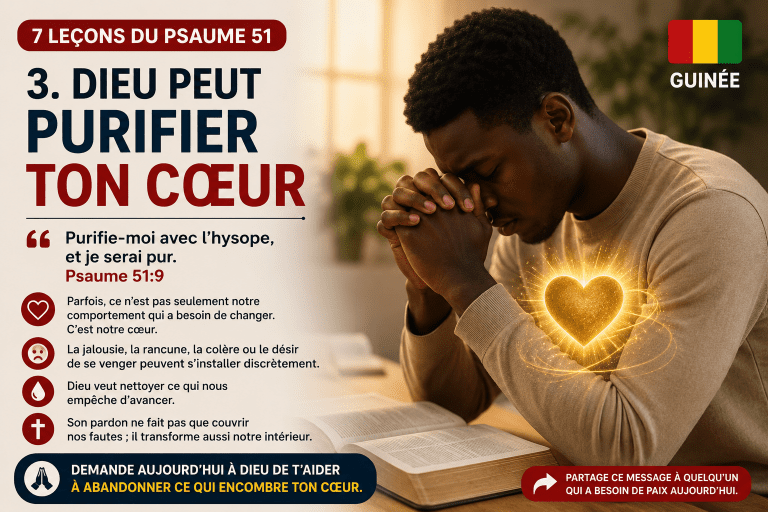 Dieu peut purifier ton coeur
